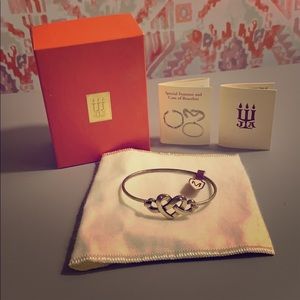 James Avery Heart Knot Hook-On Bracelet